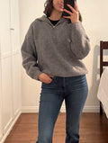 Quarter Zip Knit Sweater