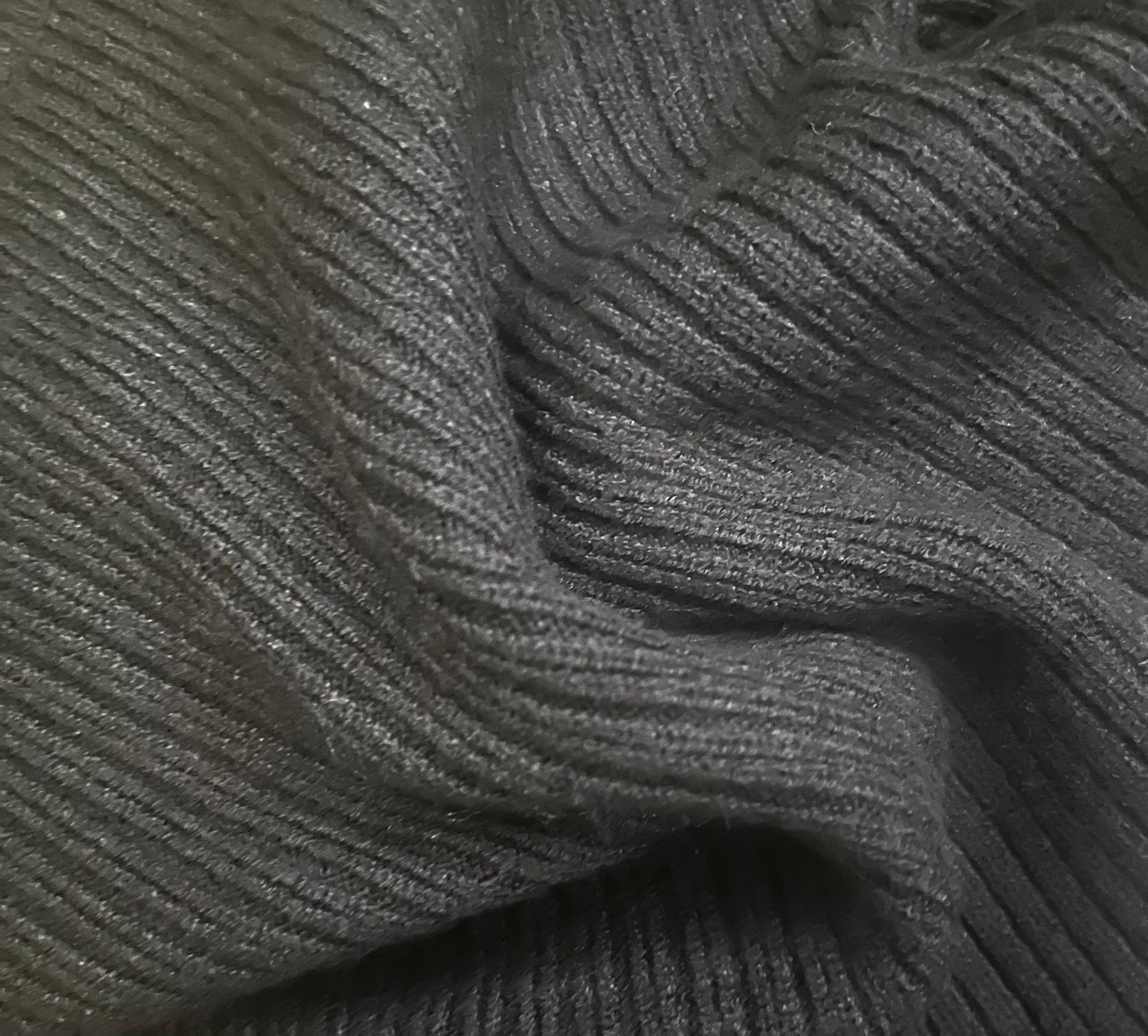 Knit Black Off the Shoulder Sweater